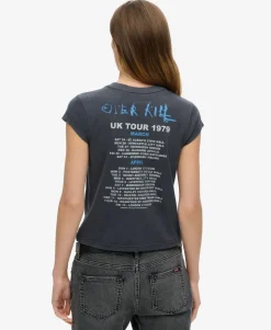 Motörhead x Superdry Cap Sleeve Band T-Shirt