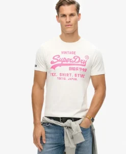 Neon Vintage Logo Graphic T-Shirt