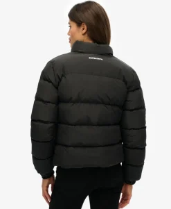 Non Hooded Sports Puffer Jacket