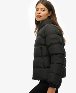 Non Hooded Sports Puffer Jacket