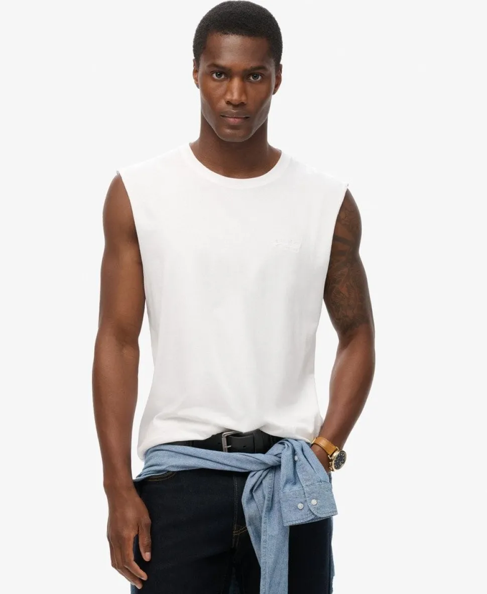 Organic Cotton Essential Logo Tank Top