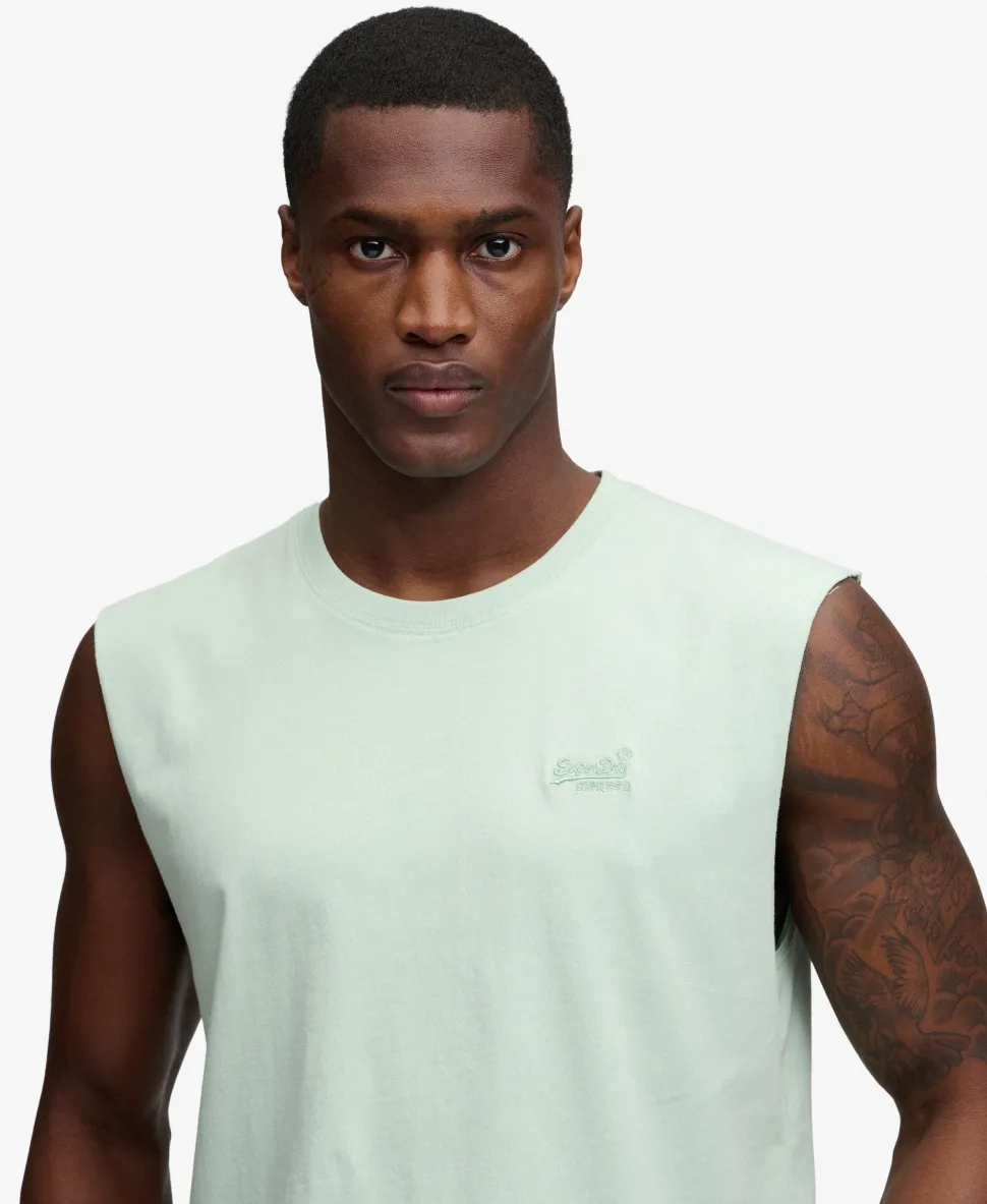 Organic Cotton Essential Logo Tank Top