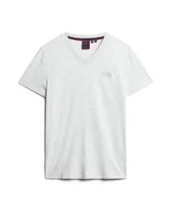 Organic Cotton Essential Logo V Neck T-Shirt