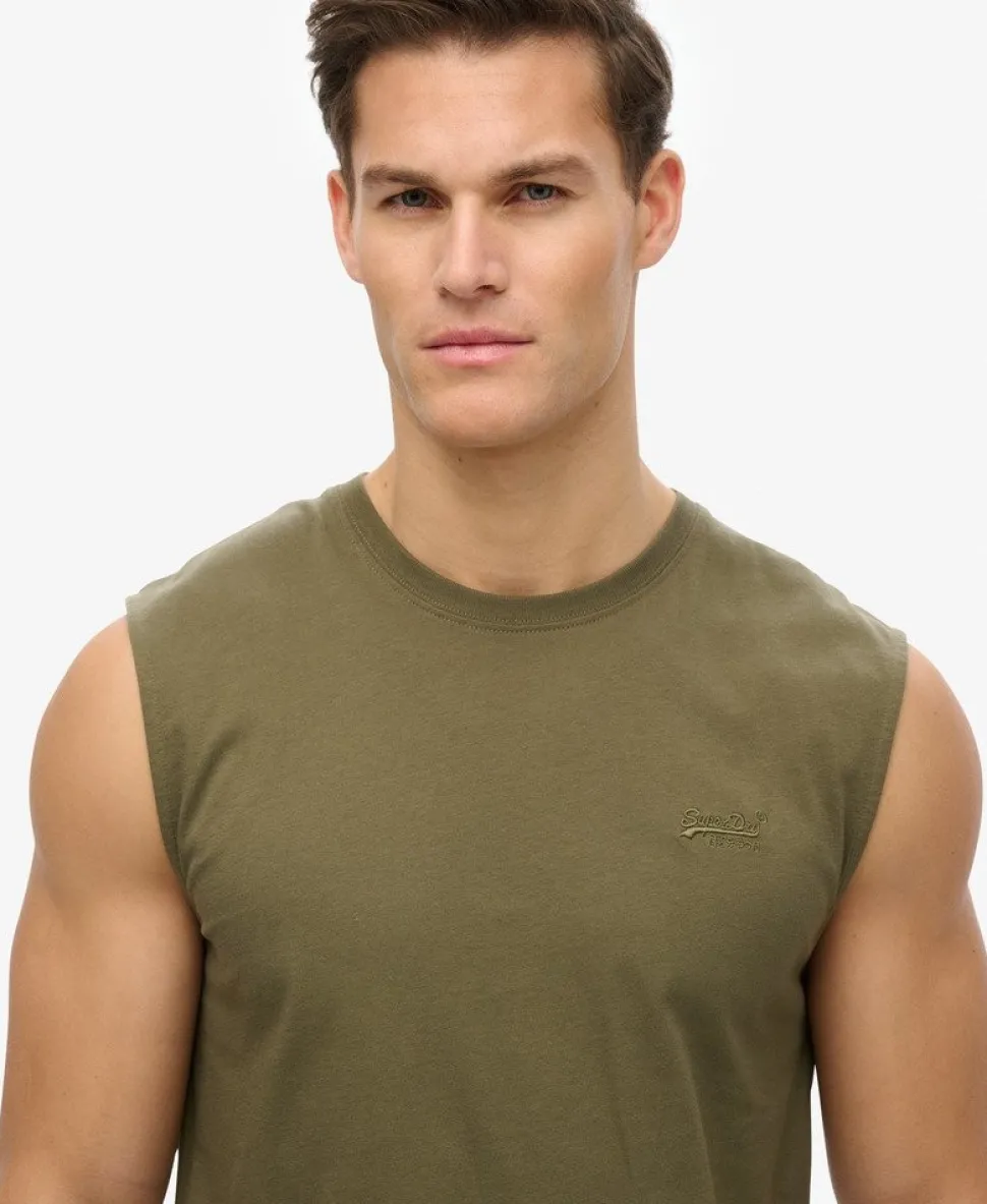 Organic Cotton Essential Logo Tank Top