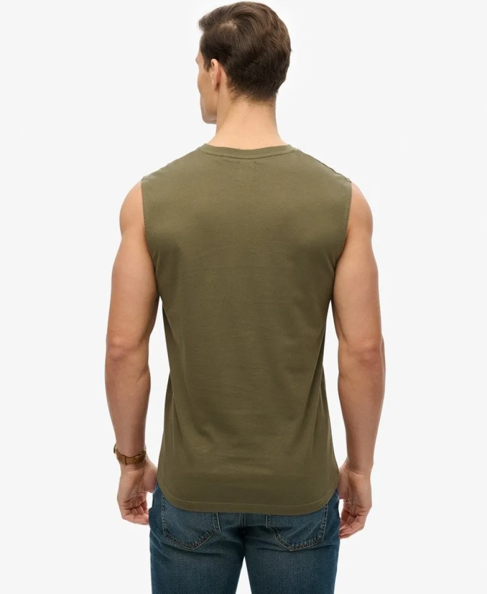 Organic Cotton Essential Logo Tank Top