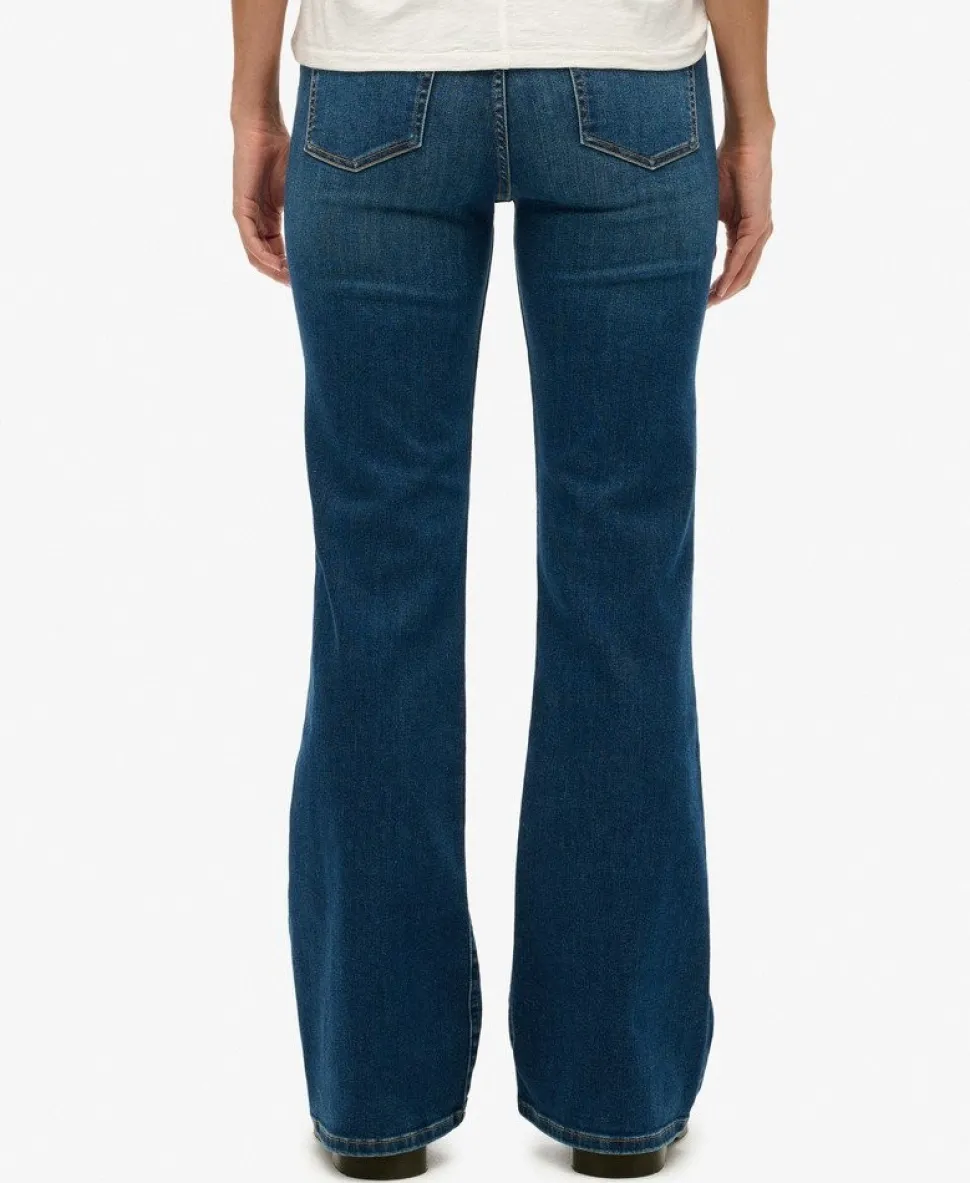 Organic Cotton High Rise Flare Jeans