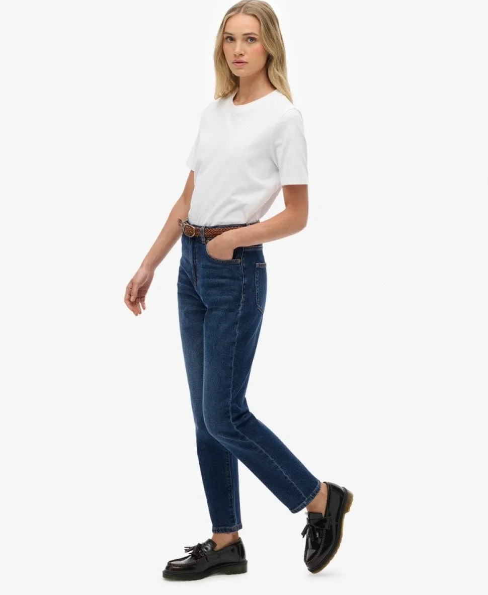Organic Cotton High Rise Mom Jeans