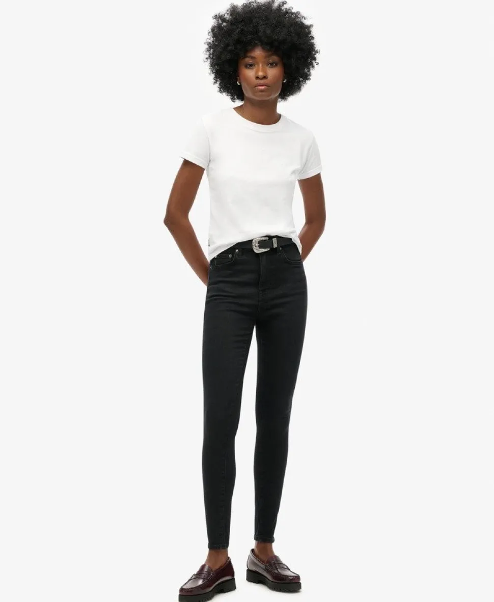 Organic Cotton High Rise Skinny Denim Jeans