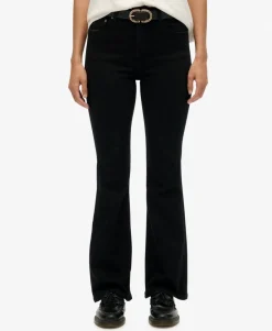 Organic Cotton Mid Rise Flare Jeans