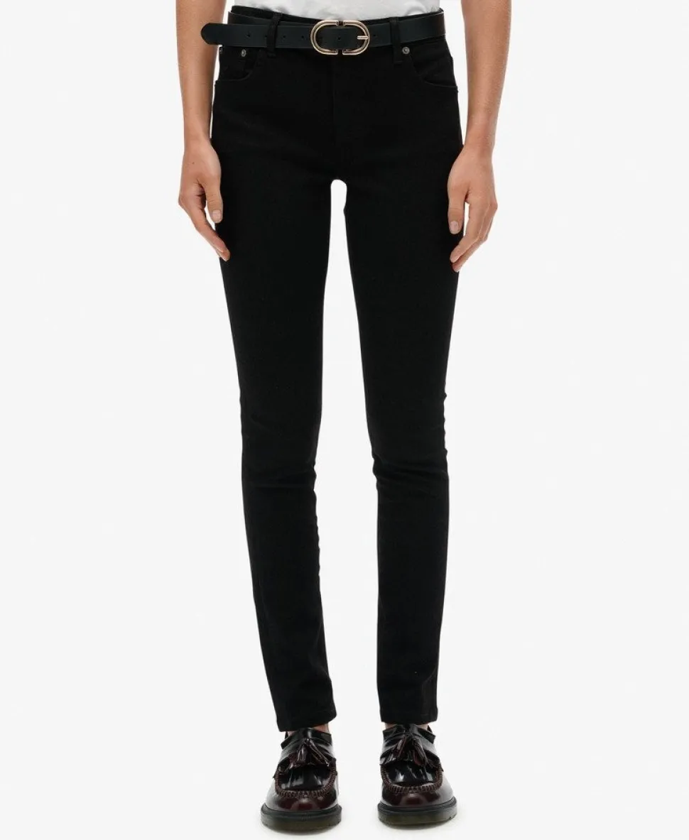 Organic Cotton Mid Rise Skinny Jeans