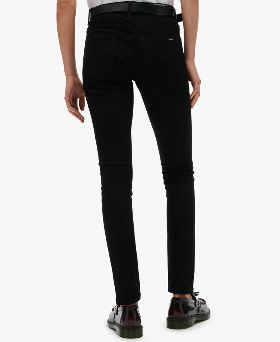 Organic Cotton Mid Rise Skinny Jeans