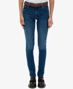 Organic Cotton Mid Rise Skinny Jeans