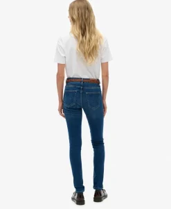 Organic Cotton Mid Rise Skinny Jeans