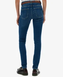 Organic Cotton Mid Rise Skinny Jeans