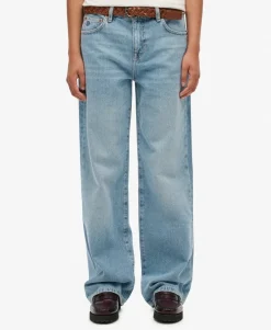 Organic Cotton Mid Rise Wide Leg Jeans