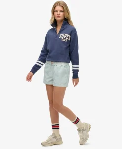 Organic Cotton Stripe Elasticated Shorts