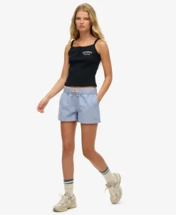 Organic Cotton Stripe Elasticated Shorts