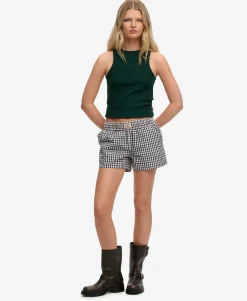 Organic Cotton Stripe Elasticated Shorts