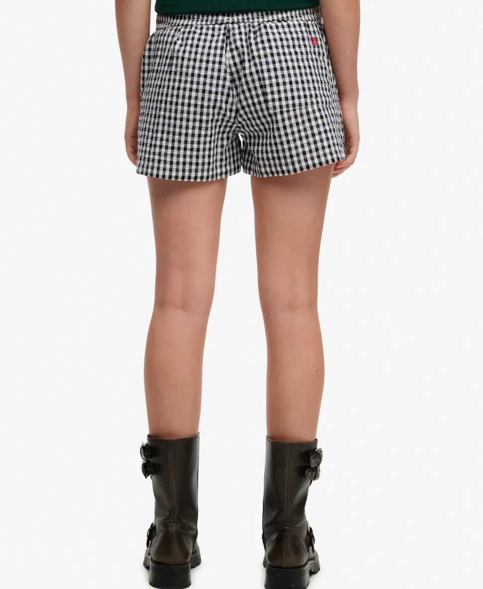 Organic Cotton Stripe Elasticated Shorts