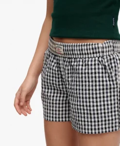 Organic Cotton Stripe Elasticated Shorts