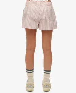 Organic Cotton Stripe Elasticated Shorts