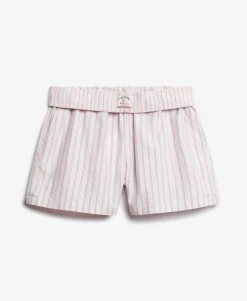 Organic Cotton Stripe Elasticated Shorts
