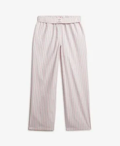 Organic Cotton Stripe Elasticated Trousers