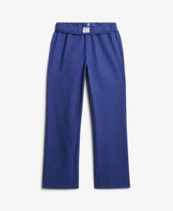 Organic Cotton Stripe Elasticated Trousers