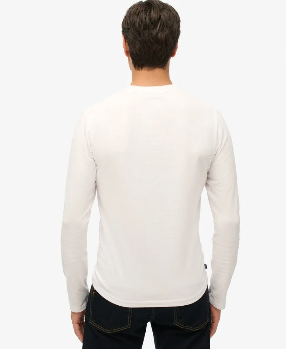 Organic Cotton Vintage Logo Embroidered Top