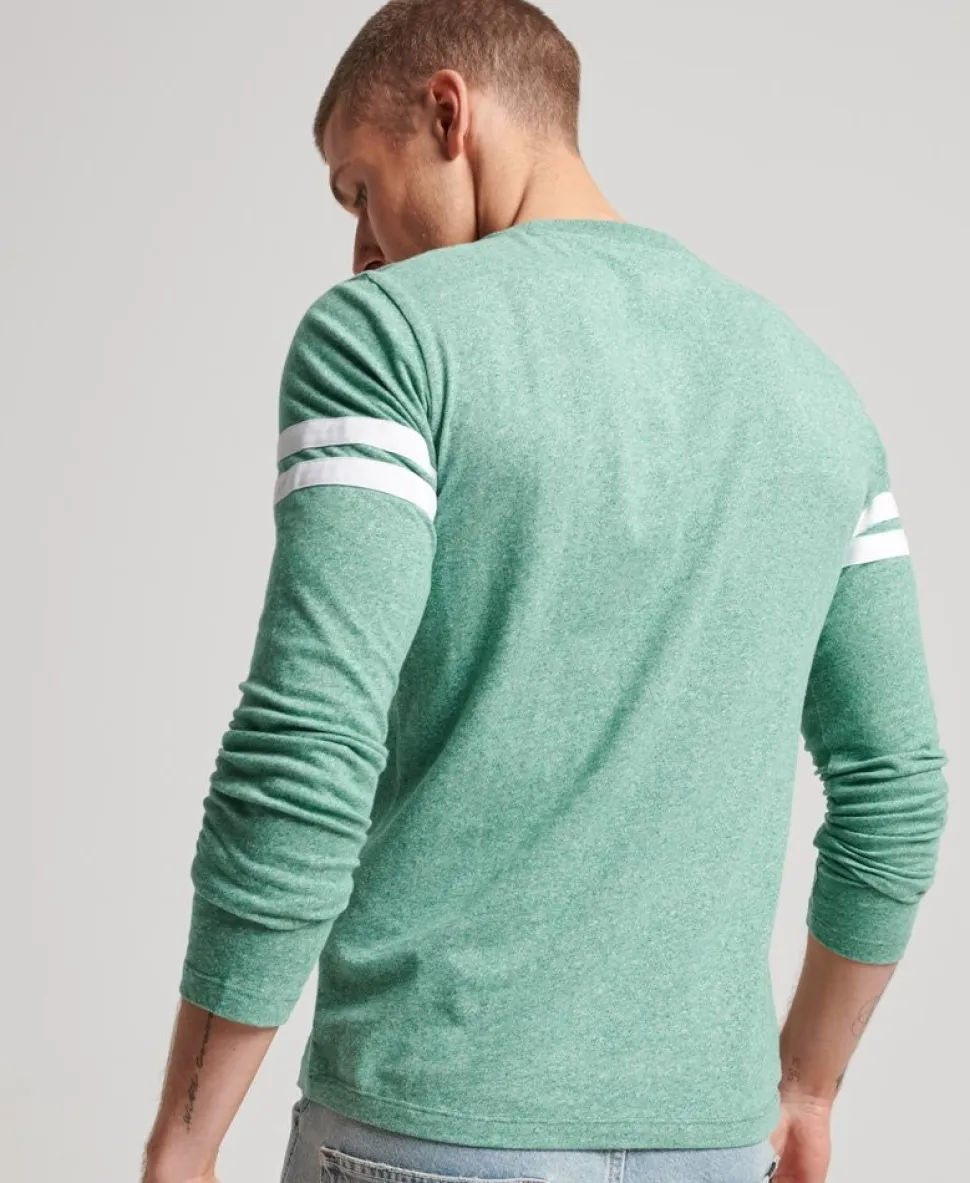 Organic Cotton Vintage Logo Quarterback Top