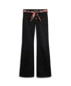 Organic Cotton Vintage Low Rise Slim Flare Jeans