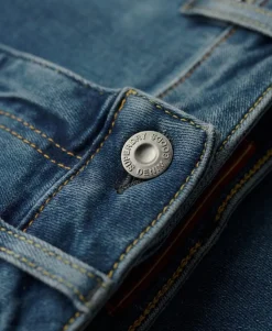 Organic Cotton Vintage Mid Rise Skinny Jeans