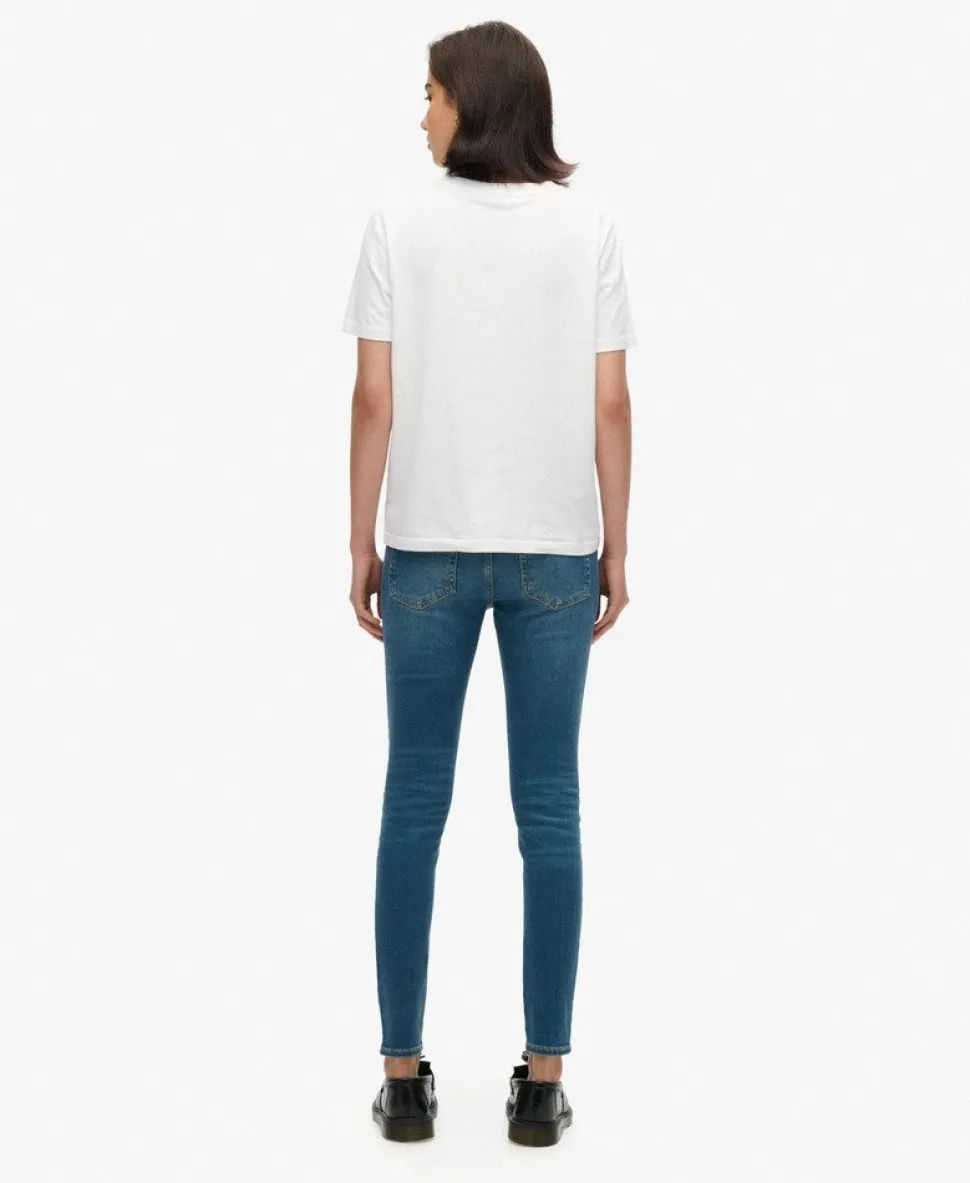 Organic Cotton Vintage Mid Rise Skinny Jeans