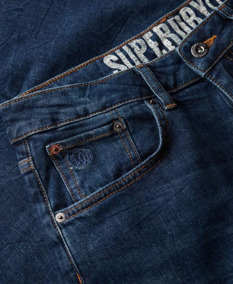 Organic Cotton Vintage Slim Straight Jeans