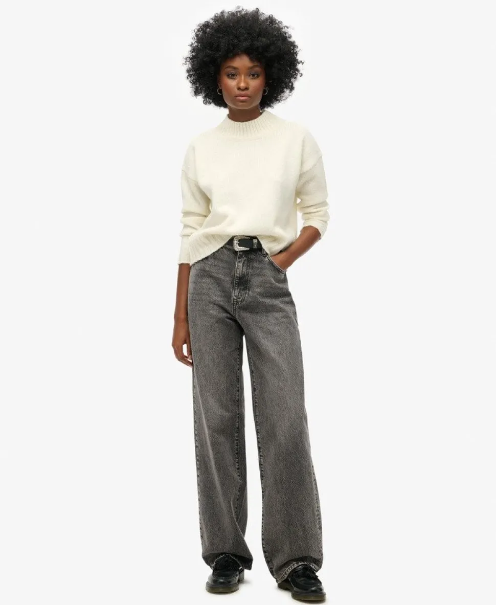 Organic Cotton Wide Leg Jeans
