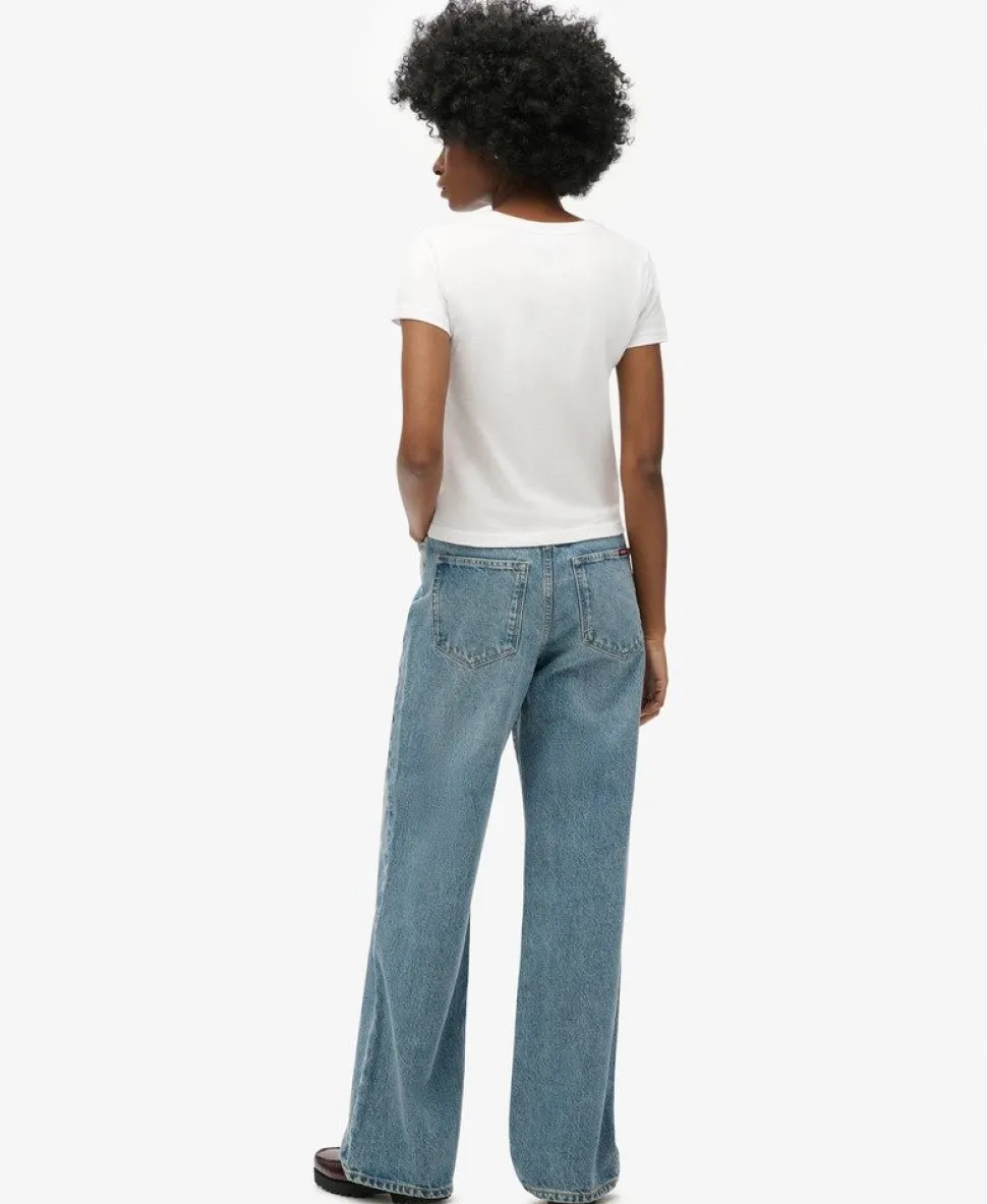 Organic Cotton Wide Leg Jeans