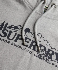 Outdoor Scene Relaxed Hoodie