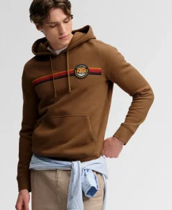 Outdoors Stripe Logo Hoodie
