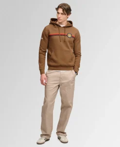 Outdoors Stripe Logo Hoodie