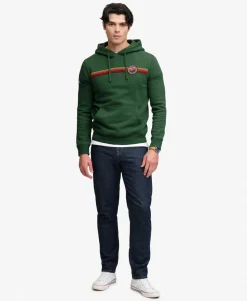 Outdoors Stripe Logo Hoodie