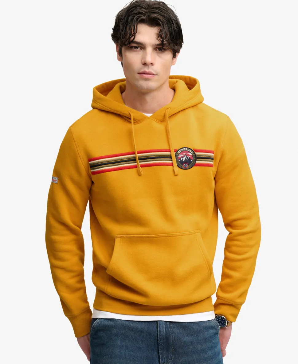 Outdoors Stripe Logo Hoodie