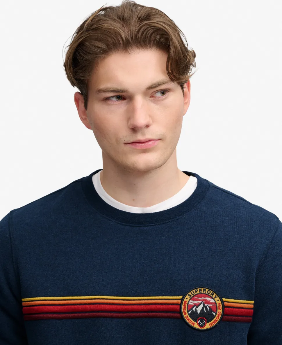 Outdoor Stripe Logo Relaxed Sweatshirt