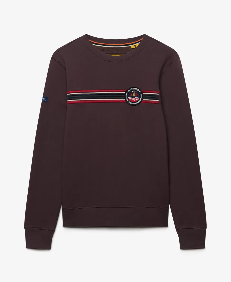 Outdoor Stripe Logo Relaxed Sweatshirt