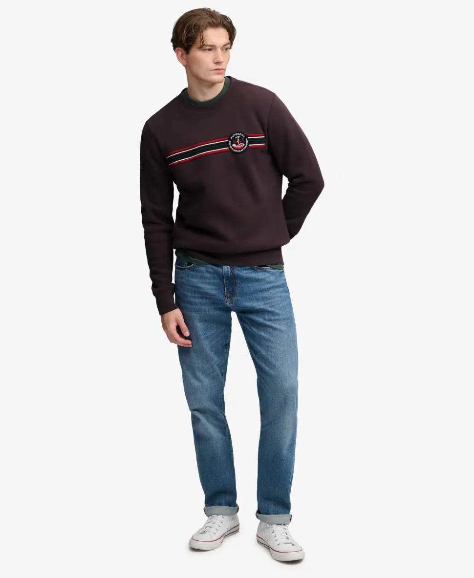 Outdoor Stripe Logo Relaxed Sweatshirt