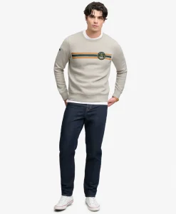 Outdoor Stripe Logo Relaxed Sweatshirt