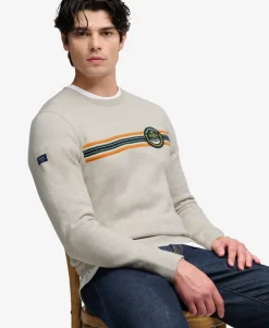 Outdoor Stripe Logo Relaxed Sweatshirt