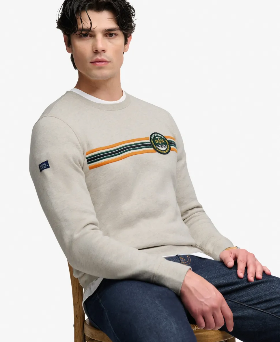 Outdoor Stripe Logo Relaxed Sweatshirt
