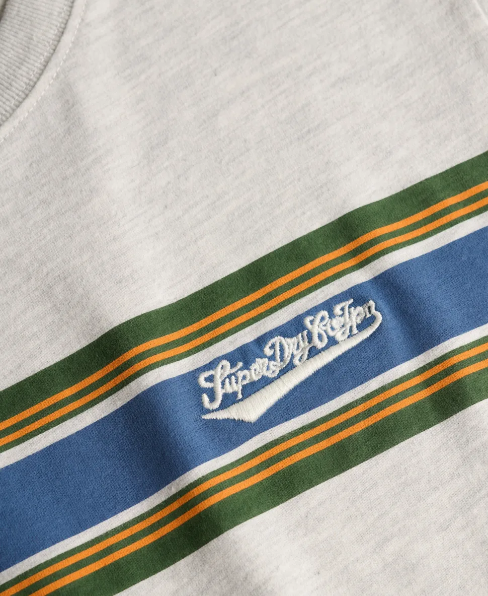 Outdoor Stripe Logo Relaxed T-Shirt
