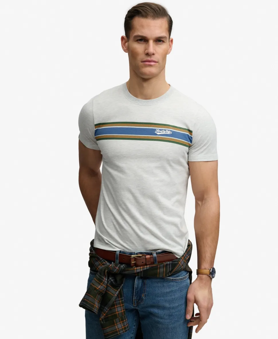 Outdoor Stripe Logo Relaxed T-Shirt