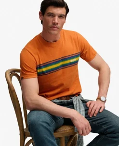 Outdoor Stripe Logo Relaxed T-shirt